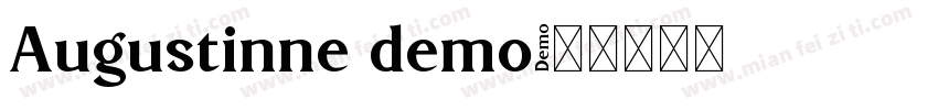 Augustinne demo字体转换